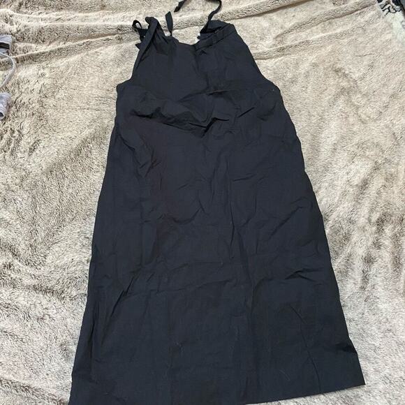 COS High Neck Mini Dress Black | Sz 4 - Picture 2 of 5